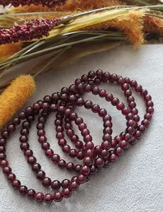 Garnet Crystal Bracelet