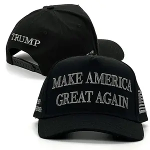 Dark Maga Hat - Make America Great Again Black Trump 2024 Hat Never Surrender
