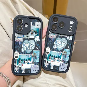 Music group NewJeans Phone Case Suitable for iPhone 17 16e 16 15 14 13 12 11 Mini Pro Max Air X XR XSMAX 8 7 Plus Anti Fall Soft TPU Back Cover