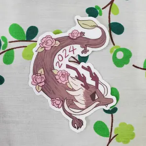 Wood Dragon Sticker