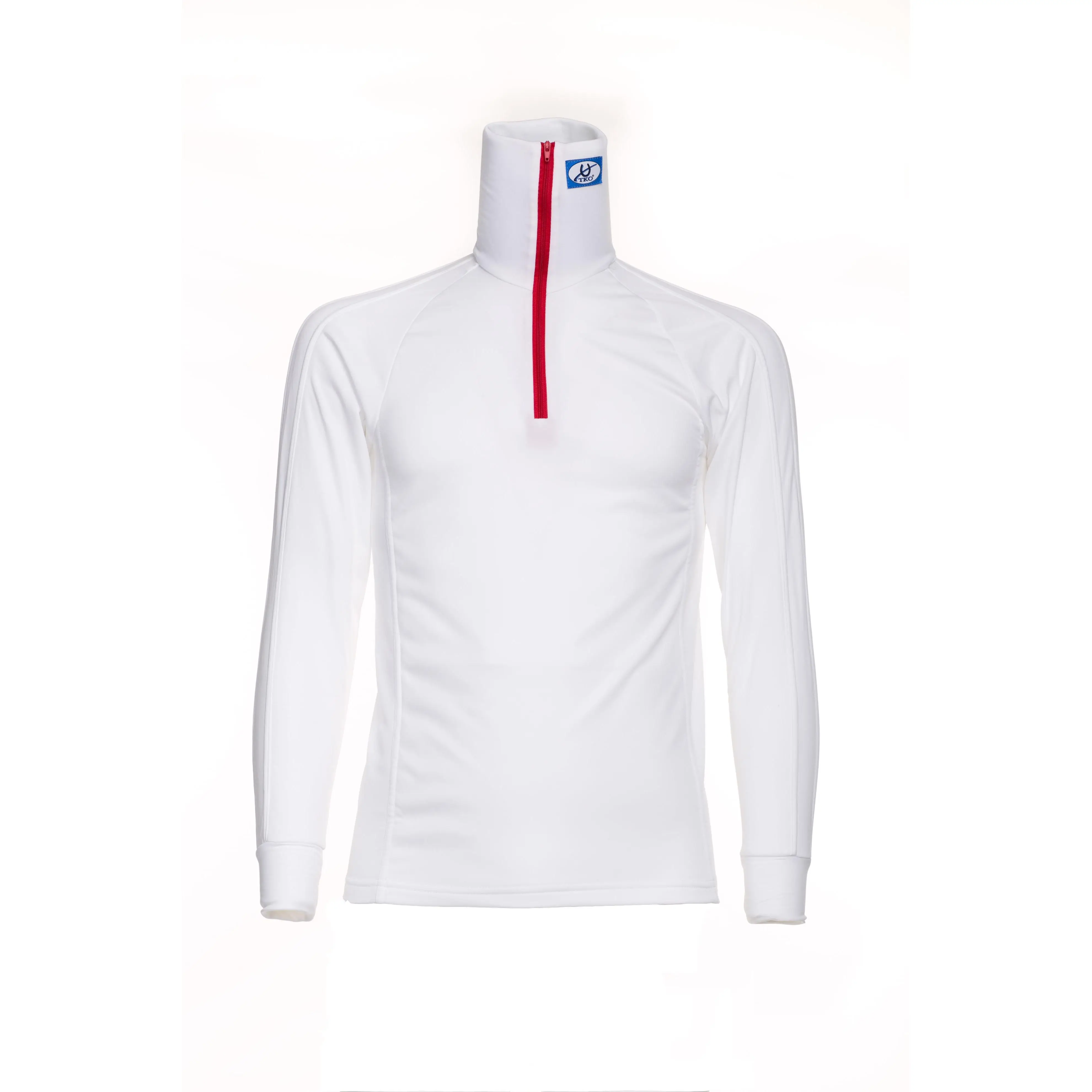 TKO Italian Microfleece Winter Base Layer – Zip Turtleneck Riding Shirt
