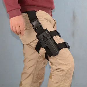 P320 Pistol Holster M18 Quick Draw Holster Leg Strap with Light Universal for Glock G17 G19 M17 P12