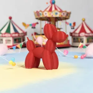 This set of three adorable 3D-printed balloon puppies is perfect for home decor, party favors, and holiday decorations. Whether at home, in the office, or for holiday celebrations, they make an excellent choice.