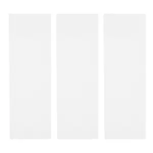 3PK Fingerboard Skate Grip Tape, Transparent Edition - 38mm x 114mm