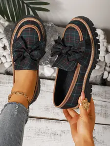 New Women's Thick Sole Wedge Shoes, Casual Lifestyle Footwear, Comfortable and Versatile Design, Breathable and Elegant, Suitable for All Occasions, Round Toe, PU Leather