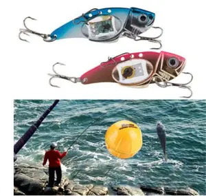 LED Fish-shaped Underwater Fish Lure Light Device Luminous Light Fish-shaped Fish Lure Light Underwater Fish Catcher Bait Fishing Gear