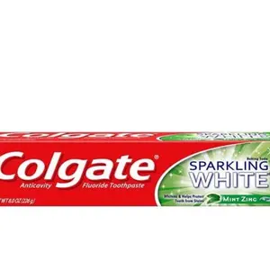 (2 pack) Colgate Sparkling White Whitening Toothpaste, Mint, 8 Ounce - Oral Care