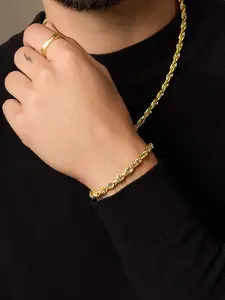 ICED CHICS 6mm twisted twist bracelet, hip-hop style accessory, thick chain