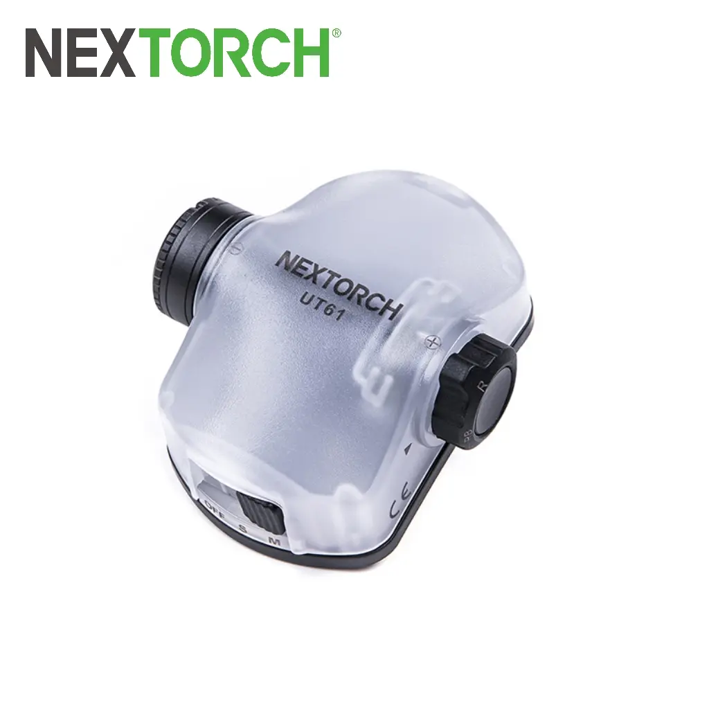 NEXTORCH UT61 Rechargeable Helmet Light with SmartLink, Lightweight Tactical LED Headlamp, Infrared Flashlight for Night Running & Outdoor Adventure, Waterproof Led Rechargeable Flashlights, High Performance Flashlight, Waterproof Led Headlamp