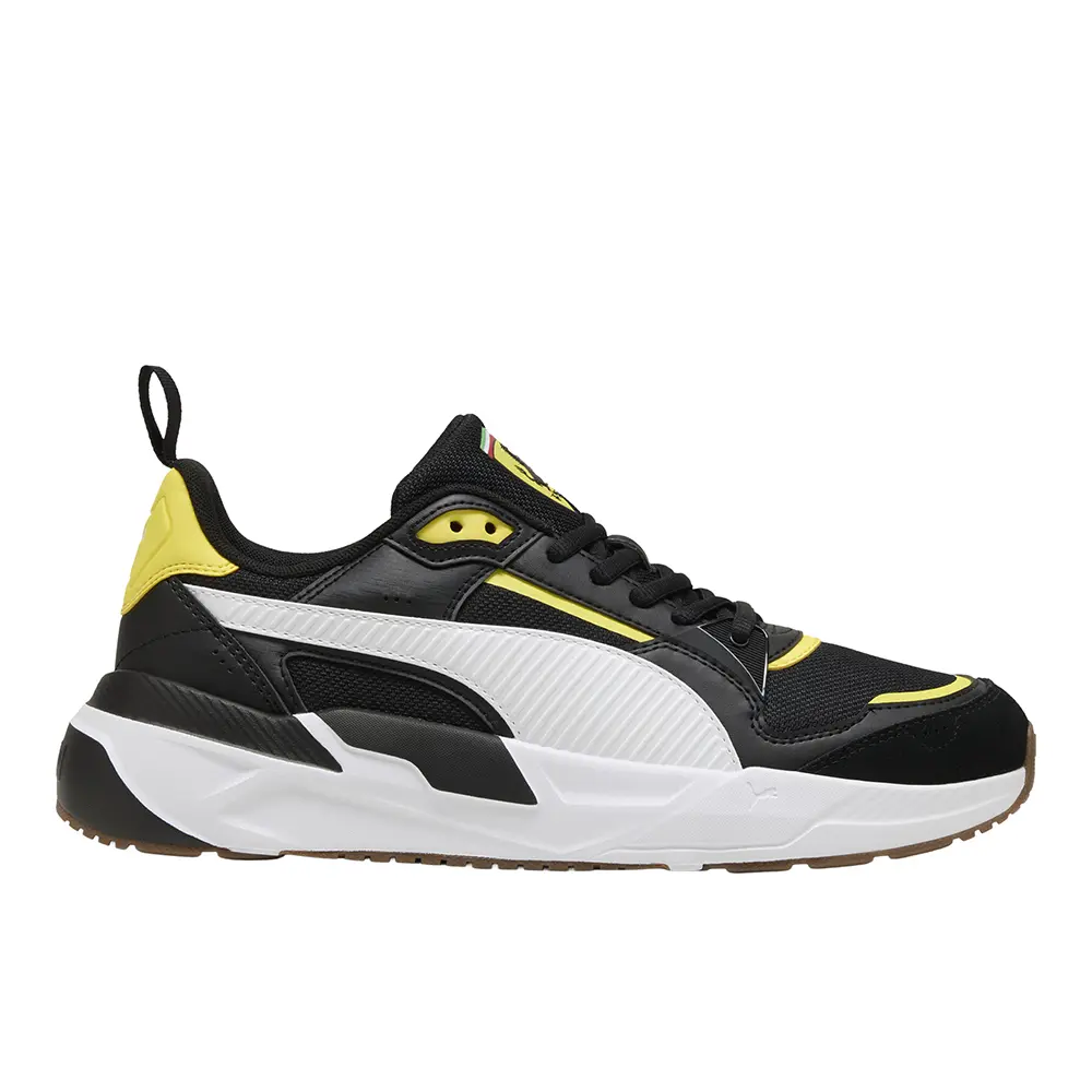 PUMA Mens Scuderia Ferrari Trinity 2 Lace Up Sneakers Shoes Casual - Black