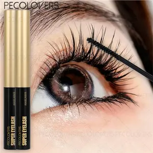 1pc Eyelash Mascara- Chic Metallic Black Exterior, Fiber-Enhanced Extra Long Effect, Curling & Volumizing Dual Action, All-Weather Smudge-Proof Wear, Gentle Application, Perfect for Special Occasions & Daily Glam Look - Waterproof Lengthening Mascara