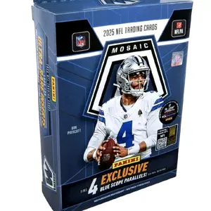 2025 Panini Mosaic Football Hanger Box. Blue Scope Parallels. Spots Trading Cards Box/Pack.