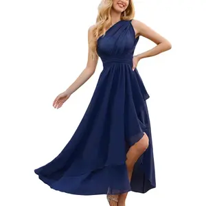 Women Infinity Bridesmaid Dresses Convertible Multi-Way Twist Wrap Dress for Choir Wedding Guest Prom Evening Gown