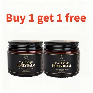 [Buy 1 get 1 free]Whipped Tallow Balm with Wild Honey - Organic Grass-Fed Beef Tallow & Raw Honey Handmade All-Natural Moisturizer for Soft Smooth Radiant Skin Moisturizing Moisturizing Gentle