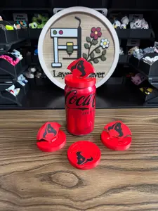 Battle Red Can Caps