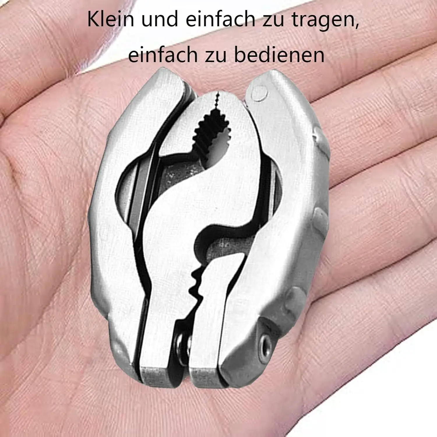 1 Piece Mini 9 in 1 Multi-Tool Set - Keychain - Screwdriver Pliers - Pocket Tool - Multifunction Pliers - Folding Chain - Mini Outdoor Combination Scr