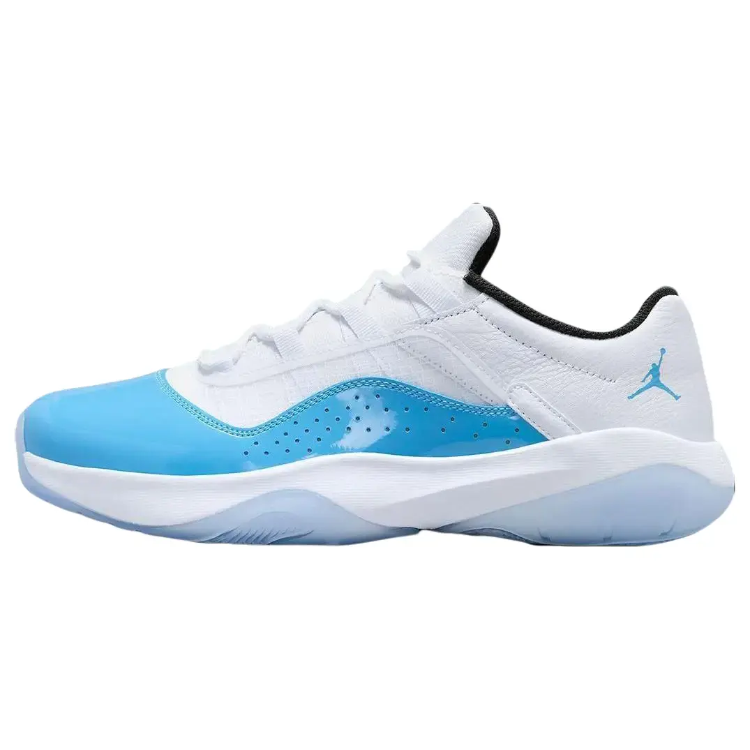 NIKE Men's Air Jordan 11 CMFT Low 'UNC' Athletic Sneaker for Running, Training, Casual Wear, Leather Textile, Secure Fit, Traction Sole, Zoom Cushion, Lightweight Durability, Solid