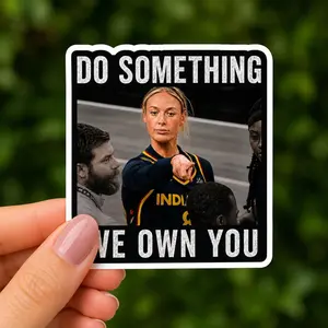 Sophie Cunningham Sticker, Sophie Basketball Point Guard Sticker Magnet, Funny Basketball Fan Decal, Athlete Gift, Waterproof Sports Sticker