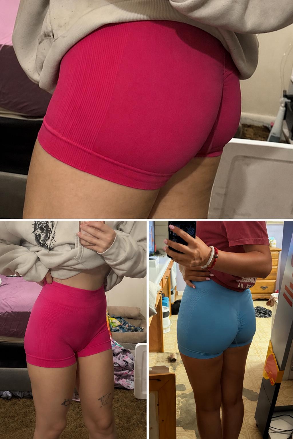 OLISH Women's Seamless High Waist Underwear for Women - 4/8pcs Nylon Blend Sports Shorts, Light & Breathable, Tummy Control, Butt-Lifting Yoga Boxer Briefs