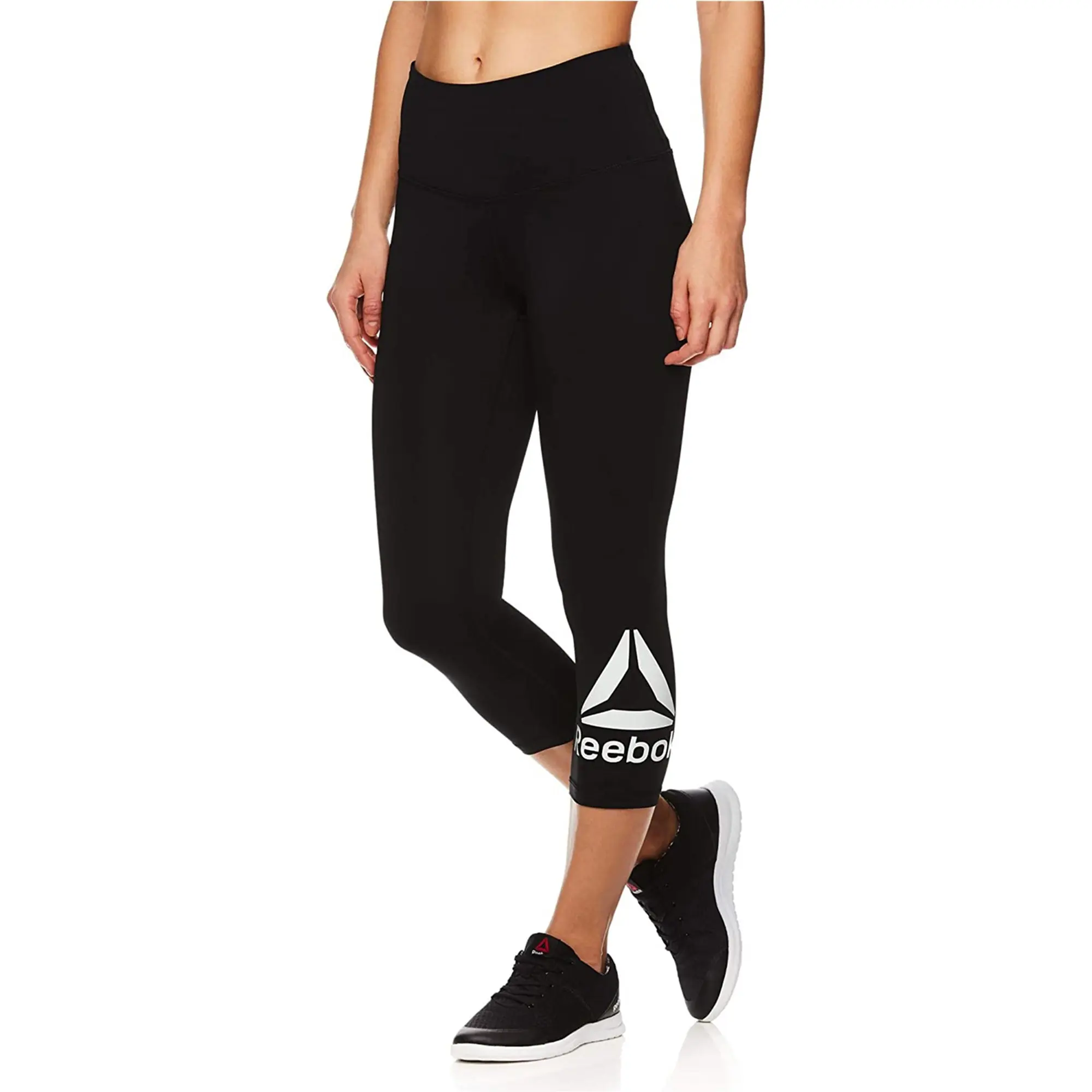 Reebok Womens Wanderlust Capri Compression Athletic Pants