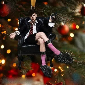 Yungblud 2D Flat Ornament – Trendy Hanging Christmas Gift For Music Fans