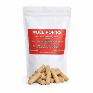Mole Pop’rs Rodent Repellent | Pet Safe, All Natural, Non-Toxic