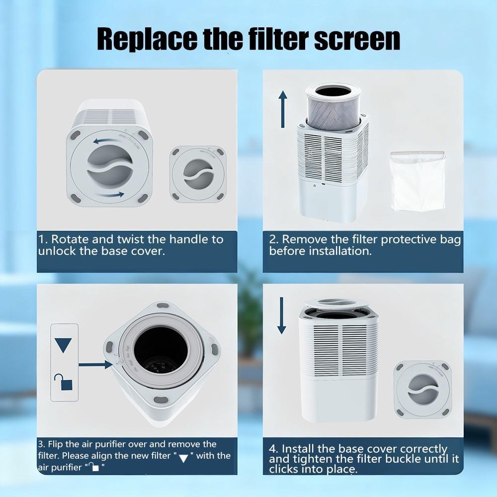 Air Purifier for Home Large Room, H13 HEPA Air Cleaner with Activated Carbon, 360° Air Intake, Ultra Quiet 25dB, LCD Display, Timer, Aromatherapy, Pet Odor Smoke Dust Removal