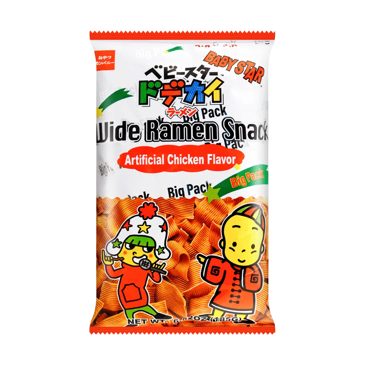 BABYSTAR Wide Ramen Chicken Big Pack 185g