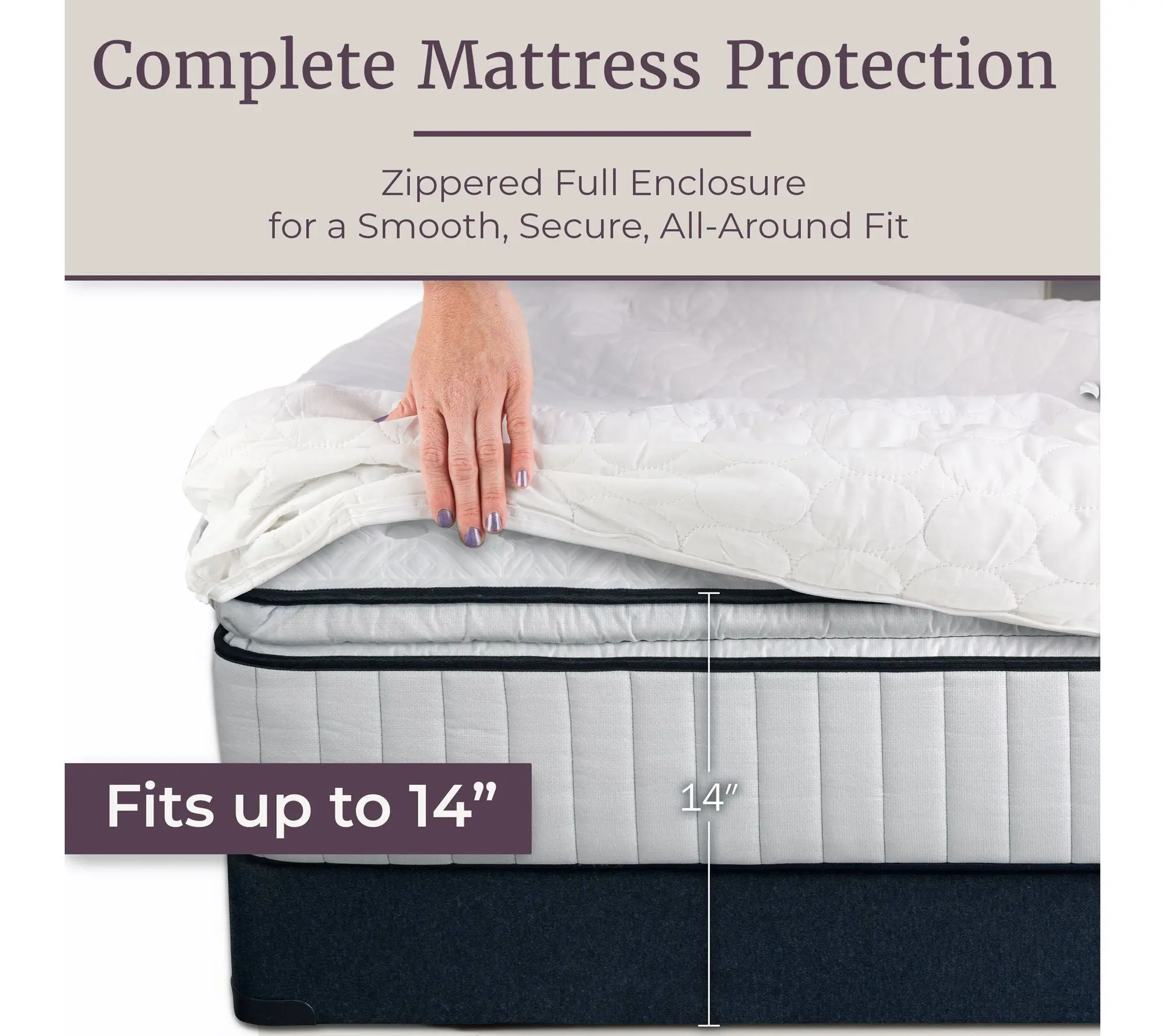 Remedy Twin-XL Waterproof 6-Sided  Mattress Protector