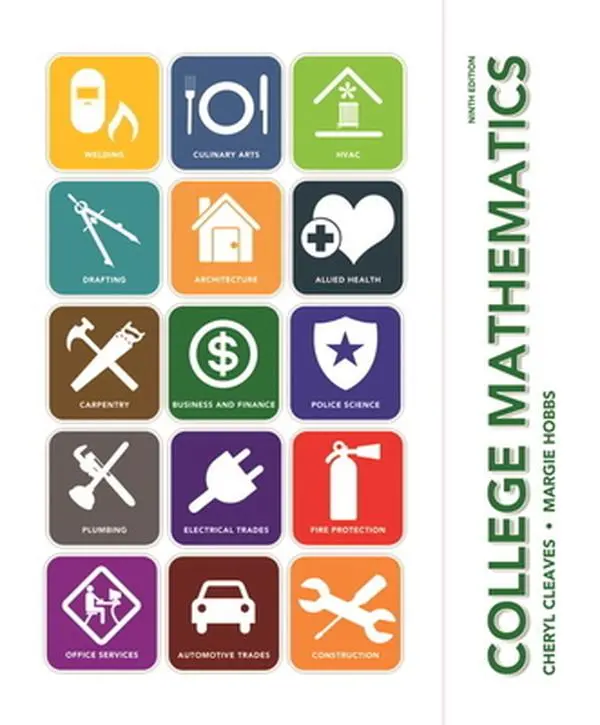 USED Book - College Mathematics by Cheryl Cleaves (Hardcover) - english