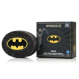 Batman Grape Body Buffer | DC Superhero Body Wash Infused Buffer