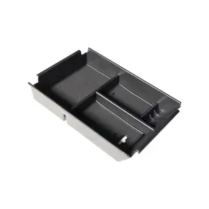 Center Console Armrest Storage Box Tray Organizer For Ford F150 2009-2014 Black