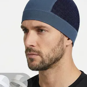 Breathable Skull Cap Set, Mesh Helmet Liner, Unisex Lightweight Quick-Dry Bicycle & Motorcycle Inner Pad, Adjustable Size, Sports Hat
