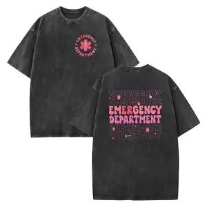 Emergency Department Nurse Shirt, ER Nurse Front and Back Print Tee, New Nurse Grad Gift, Future Nurse Shirt, ER Nurse Gift