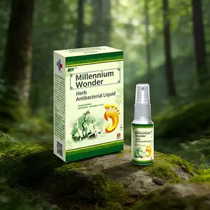 Natural Herbal Antibacterial Foot Spray, Relieves Athlete's Foot, Itching, Blisters, Cracking & Foot Odor, Fast Acting External Disinfectant Spray