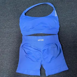 Impact  and Shorts with Logo Low Waist Seamless Yoga  andShorts Scrunch Bum Gym   and Shorts Workout Biker  andShort Stretch Fitness clothing bra All Season Activewear Sporty Breathable Outfits Gymwear
