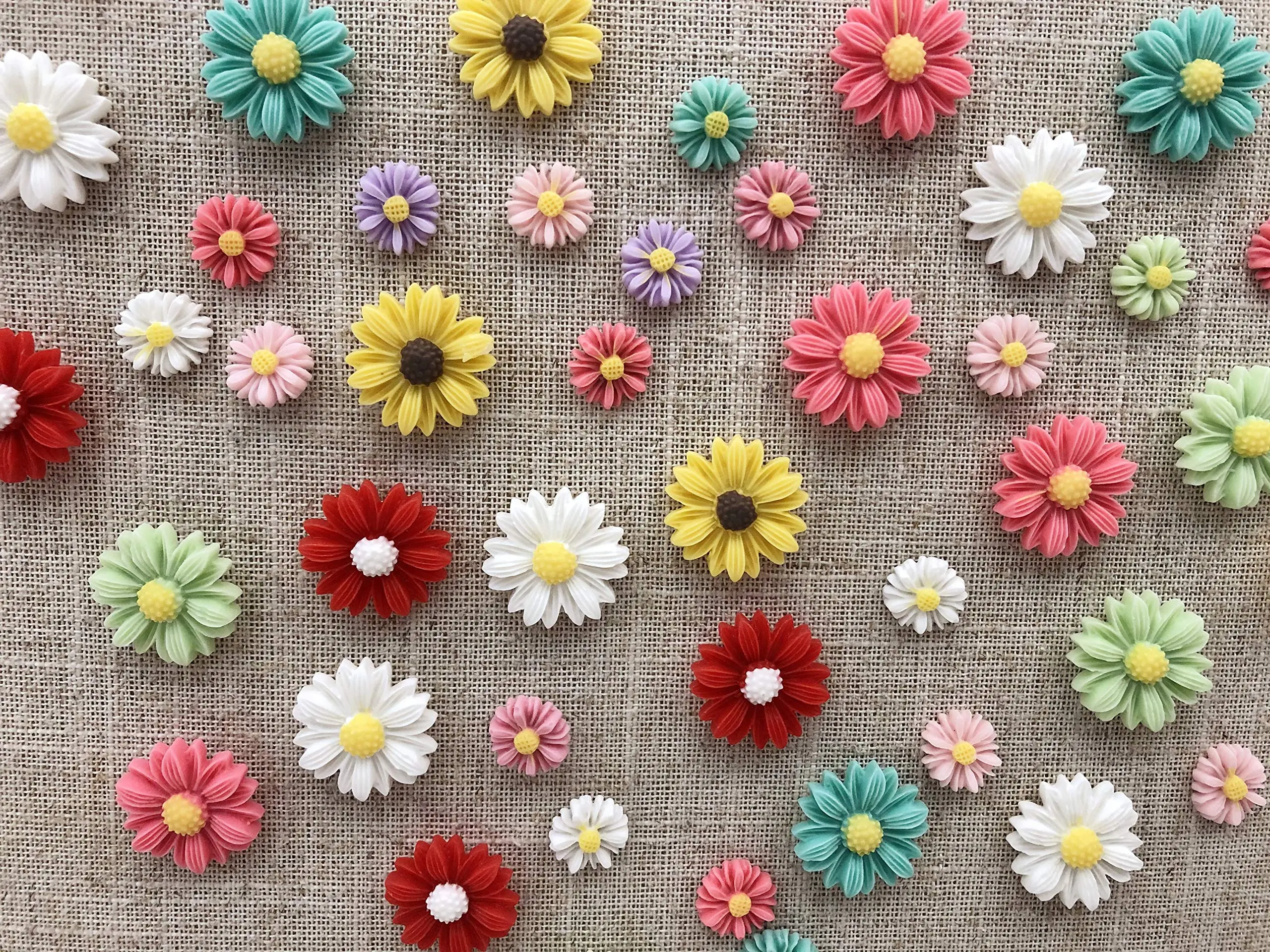Decorative Thumb Tacks 24 Pcs Colorful Cute Pushpins for CorkBoard,Feature Wall, Office Organization or Home¡