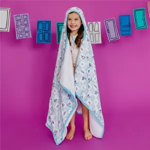 Copper Pearl Monsters Inc Medley Premium Big Kid Hooded Towel