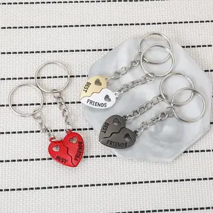Creative Magnetic Love Friendship Metal Keychain BEST FRIENDS Best Friend Gift February Valentine's Day