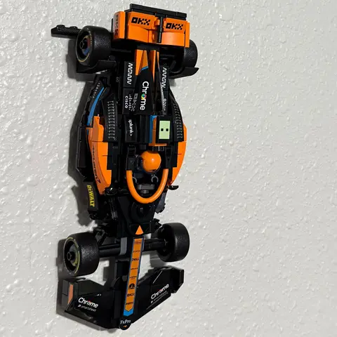 Speed Champions Wall Mounts - 1-Inch Tall Compact 1 Wall Mount, Versatile Organizer Room Accessories for Cars & Figures, Adjustable Hook with Mounting Screws Included, Organiser