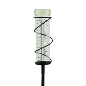 Luster  Rapitest Spiral Metal Rain Gauge with Stake