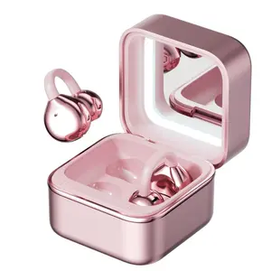 Open-Back Wireless Bluetooth-compatible Earbuds, Comfortable Clip-On Design, Sports Headphones, Clear Calls, Bass Boost, Noise Reduction, No Decorations, Hands free calls