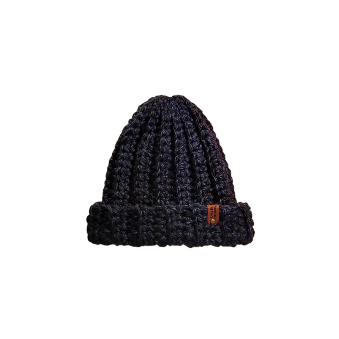Beanie Chunky Style Yarn Milwaukee Midnight Blue