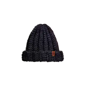 Beanie Chunky Style Yarn Milwaukee Midnight Blue