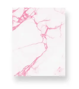 Pink + White Marble Notebook