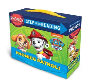 Nickelodeon PAW Patrol Phonics Patrol! 12-Book Set Step into Reading for Beginner Readers with Phonics-Based Learning & Engaging Illustrations