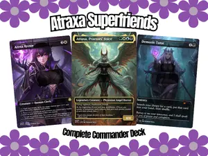 Atraxa Superfriends Anime Waifu Proxy Deck | 100 Cards + Tokens (EDH)