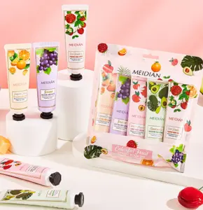 ​​5-Piece Fruit Scented Hand Cream Gift Set - Hydrating & Nourishing, Essential Winter Hand Care, Perfect Christmas & Valentine's Day Gift​