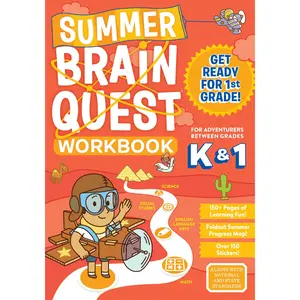 Summer Brain Quest: Between Grades K & 1 -- Workman Publishing - Paperback