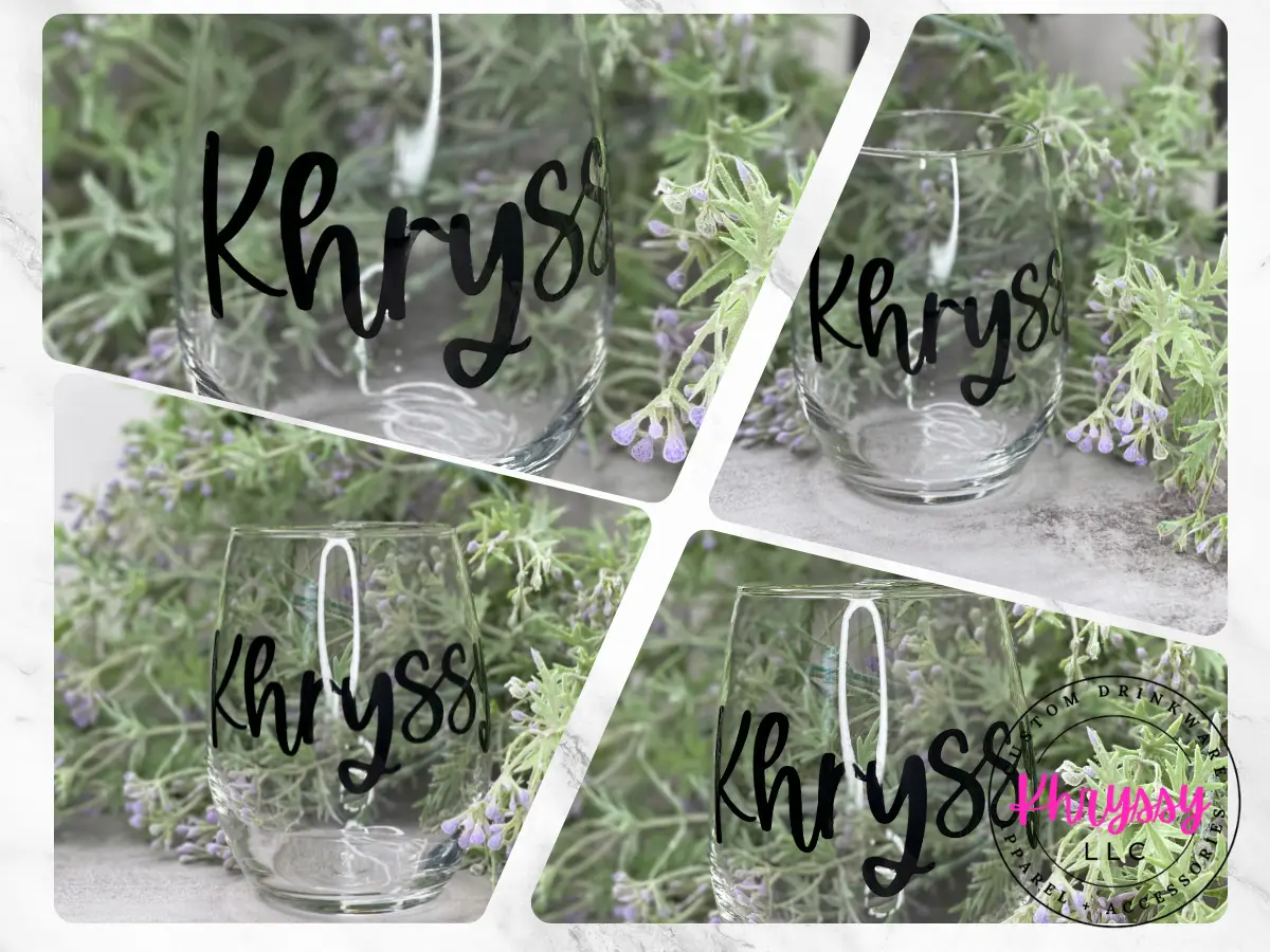 Personalized Stemless 20.5oz Wine Glass